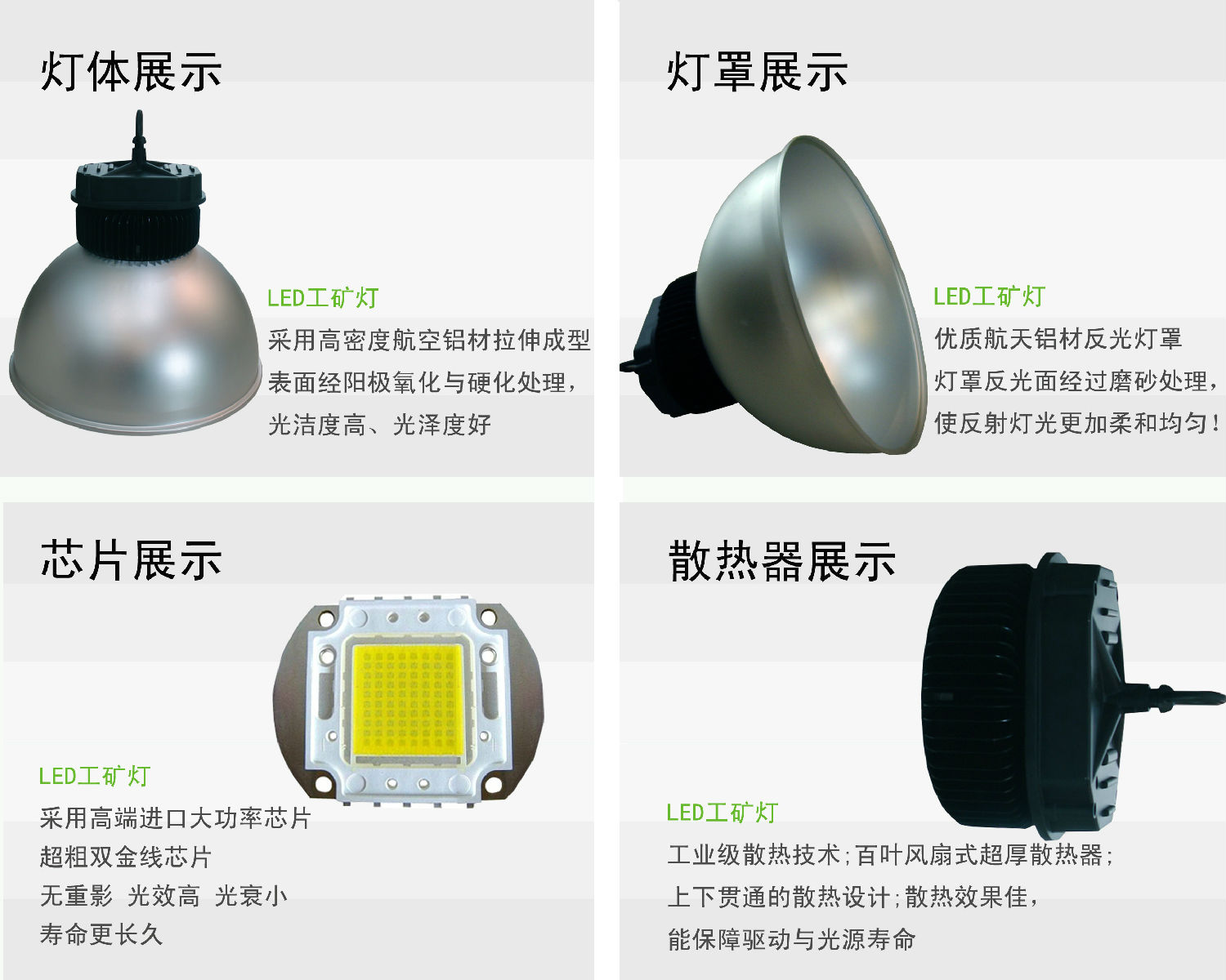 LED工礦燈細節描述1